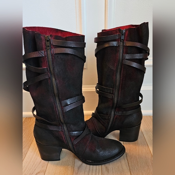 Freebird by Steven- Colin Leather Boot With Embroidery And Round Toe😍 - Picture 8 of 12